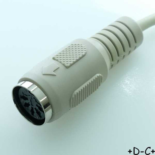 Cordon DIN 5 broches male vers DIN 5 broches femelle 6m00