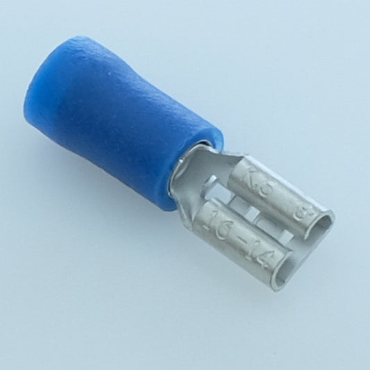 Cosse plate femelle 4.8x0.8mm bleue RND Connect