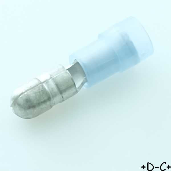 Cosse mâle cylindrique diametre 5mm 1.5 - 2.5mm² bleu RND Connect