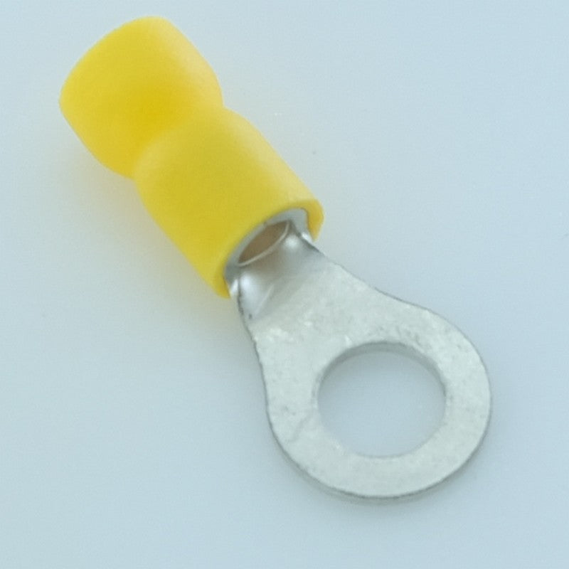 Cosse oeillet 6.4mm à sertir jaune RND Connect