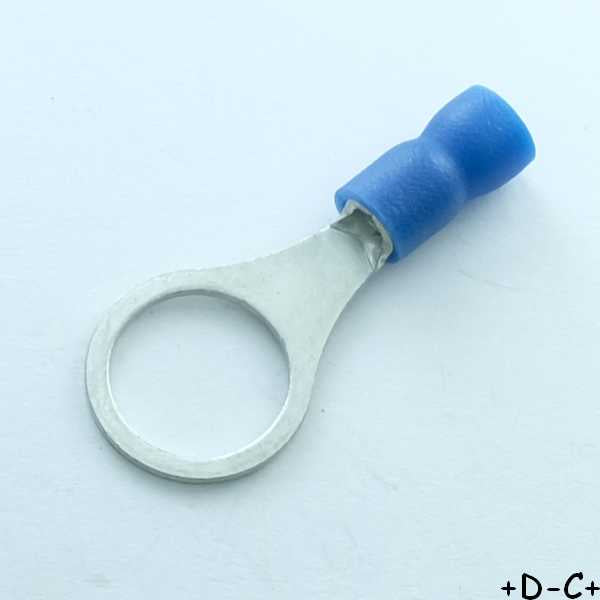 Cosse a oeillet 10.5mm a  sertir bleue RND Connect