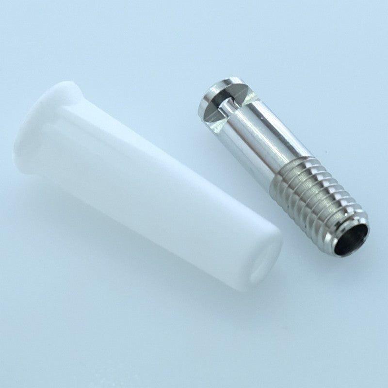 Connecteur Banane femelle 4mm isolée blanc CT2213-9 Cal Test - Distri-Compo