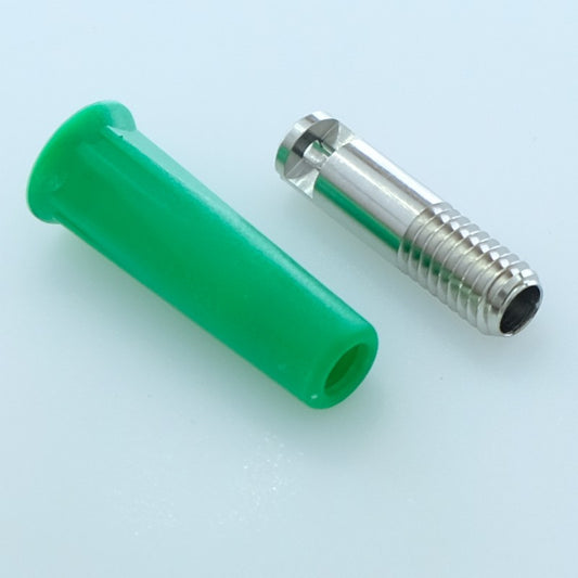 Fiche banane 4mm femelle vert CT2213-5 Cal Test - Distri-Compo