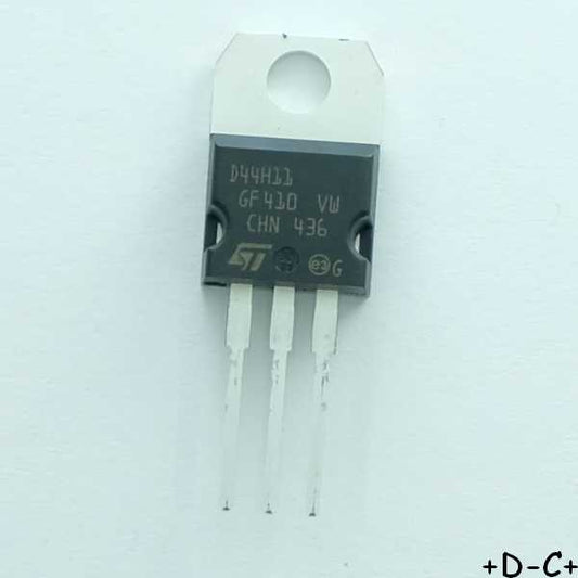 D44H11 Transistor BJT NPN 80V 10A 50W TO-220AB STM RoHS