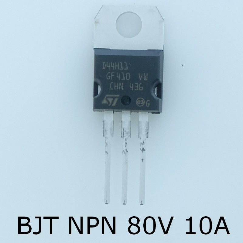 D44H11 Transistor BJT NPN 80V 10A 50W TO-220AB STM - Distri-Compo