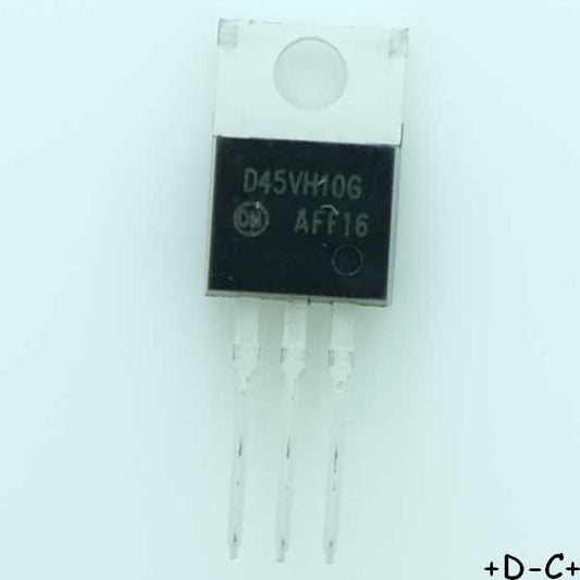 D45VH10G Transistor PNP 80V 15A TO-220 ONS RoHS