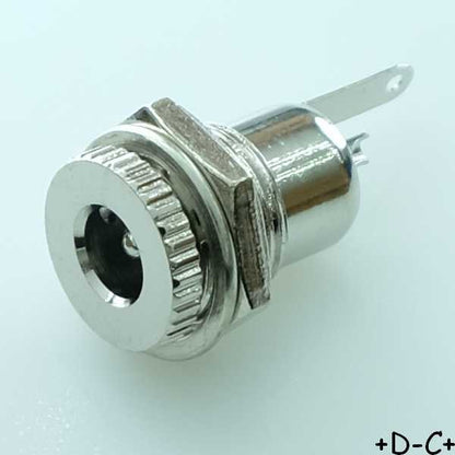 Embase 2.5mm chassis jack DC femelle 24V 2A metal