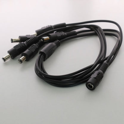 Cable repartiteur DC 5 male x 1 femelle 5.5x2.1mm 50cm Delock