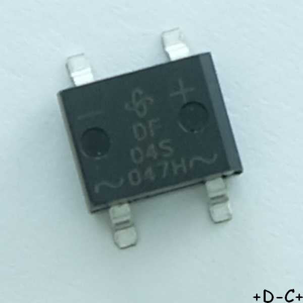 DF04S-E3/45 Pont redresseur 400VDC 1A SMD-DFS Vishay RoHS