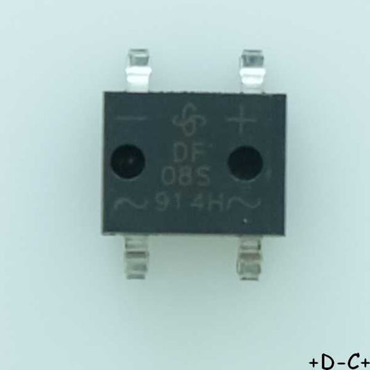 DF08S Pont redresseur 800VDC 1A SMD-DFS Vishay RoHS