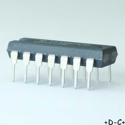 CD4001BE CMOS 4-ch, 2-input, 3-V to 18-V NOR gates  DIP-14 Texas RoHS