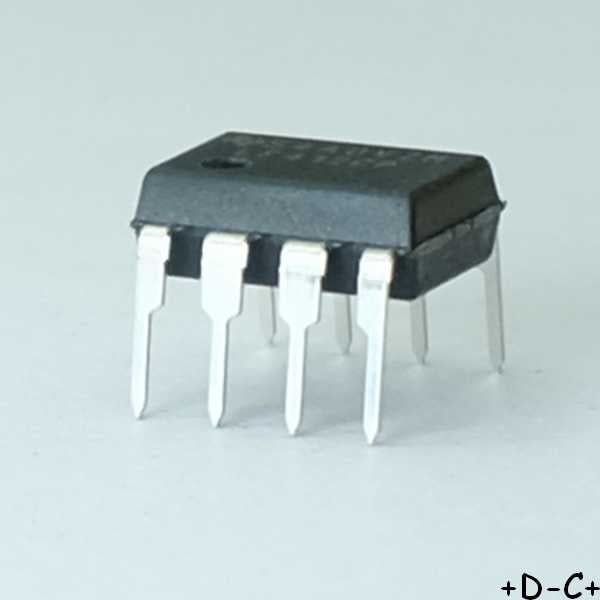 24FC02-I/P EEPROM Serial I2C 2Kbit 256x8 DIP-8 Microchip