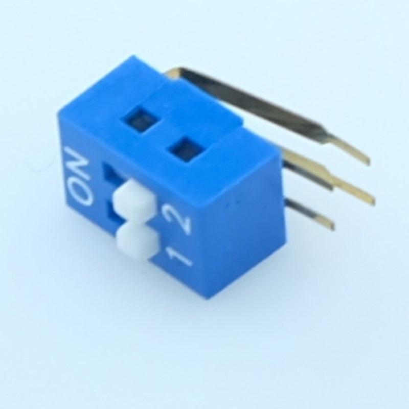 Dipswitch d'angle 2 positions pour circuit imprimé