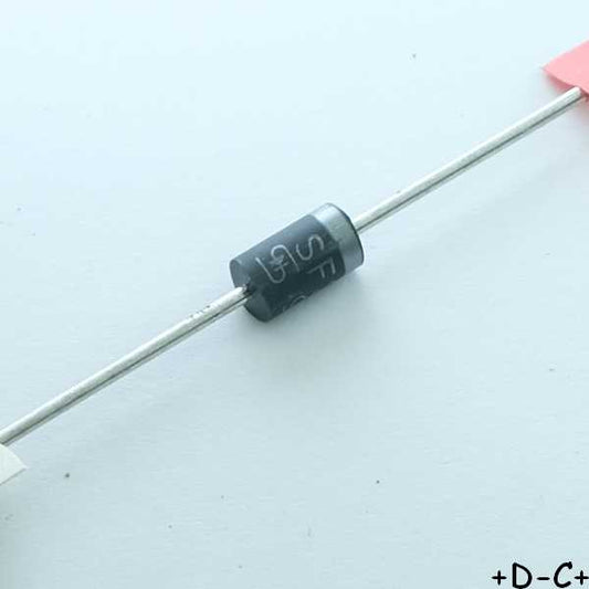 SR510 Diode Schottky 100V 5A DO-201AD Taiwan RoHS