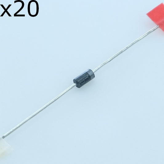 EM513 Diode de redressement 1600V 1A DO-41 (lot de 20) - Distri-Compo