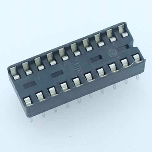 Support double contact 20 broches 7.62mm