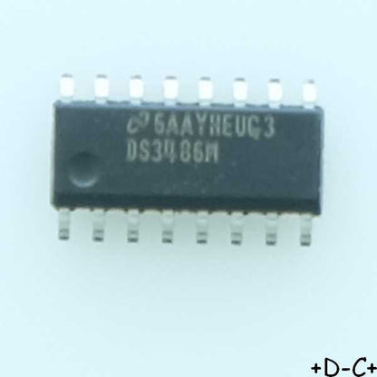 DS3486M Quad RS-422/RS-423 Line Receiver SO-16 Texas RoHS