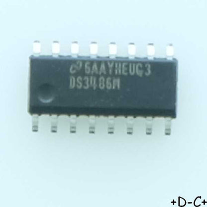 DS3486M Quad RS-422/RS-423 Line Receiver SO-16 Texas RoHS