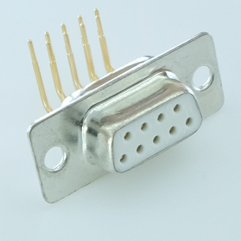 Connecteur D-SUB 9 broches femelle coudé pour circuit imprimé