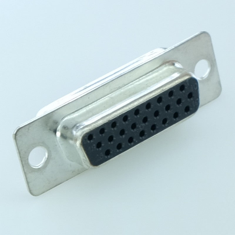 Connecteur D-SUB 26 broches haute densité femelle à souder sur fils noir