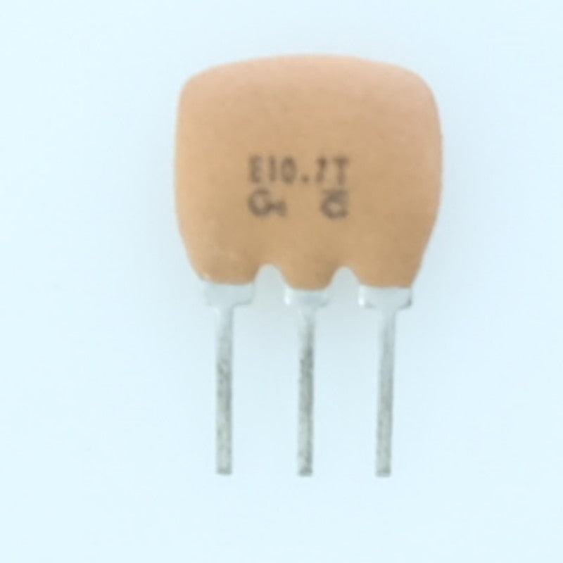 E10.7T Filtre ceramique 10.7Mhz Bande passante - Atténuation : 280Khz - 3db