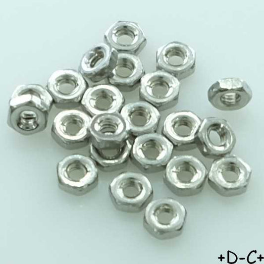 Ecrou Hexagonal M2 acier inoxydable (lot de 20)