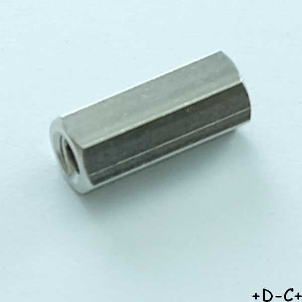 Entretoise 12mm M3 femelle femelle métal hexagonal