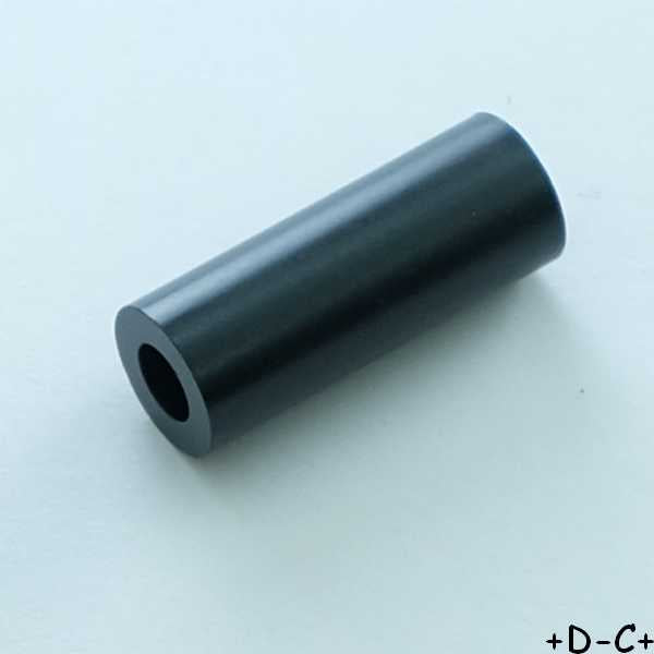 Entretoise 20mm cylindrique plastique DI3.6mm DE7mm