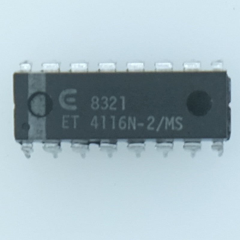 ET4116N-2 Mémoire DRAM dynamique 16K×1bit 200ns DIP-16 Thomson