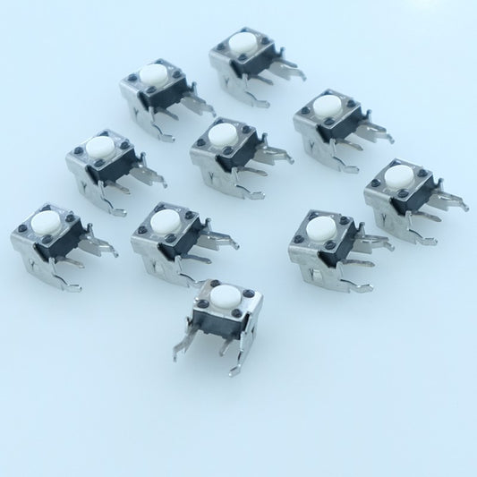 Commutateur Tactile N.O. SPST 20mA 15VDC 1.0N EVQ-PF003M Panasonic (lot de 10)