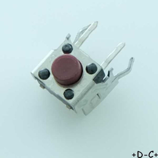 Commutateur Tactile N.O. SPST 20mA 15VDC 1.3N EVQ-PF104R Panasonic