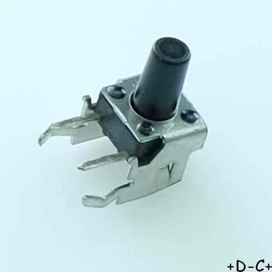Commutateur tactile N.O. SPST 20mA 15VDC 1.3N EVQ-PF108K Panasonic