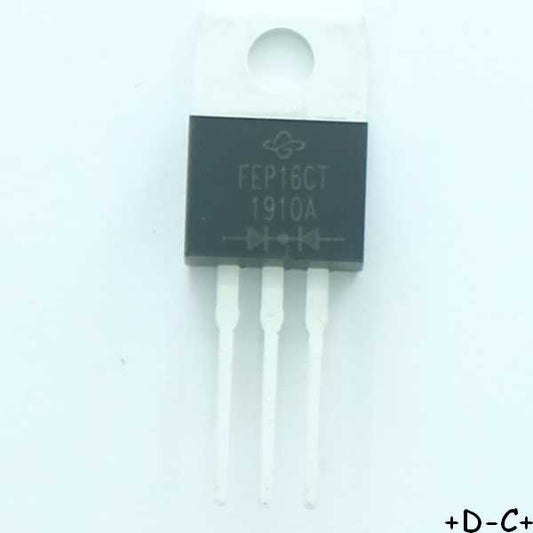 FEP16CT-E3/45 Rectifier Diode Switching 150V 16A TO-220AB Vishay RoHS