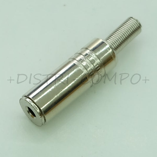 Fiche Jack 3.5mm mono male metal a souder RND