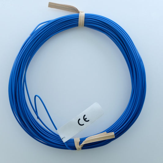 Fil de cuivre tressé isolé 1x0.14mm² 10m bleu - Distri-Compo