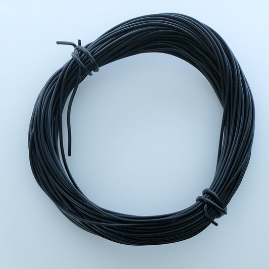 Fil de cuivre tressé isolé 1x0.14mm² 10m noir - Distri-Compo