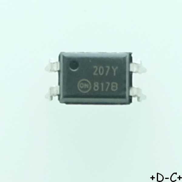 FOD817B Optocoupler Phototransistor 50mA 5kV DIP-4 ONS RoHS