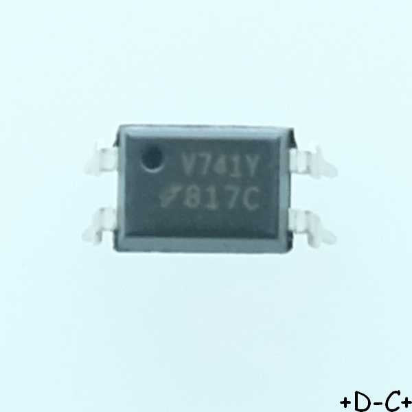 FOD817C300 Phototransistor Optocoupleur 5kV 50mA DIP-4 ONS - Distri-Compo
