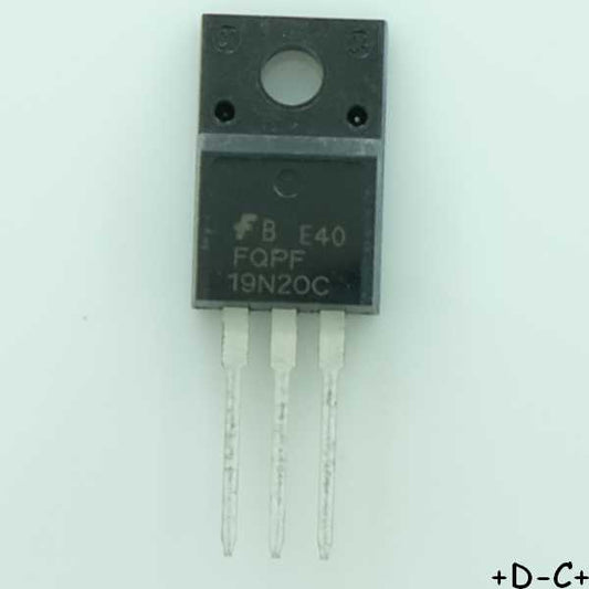 FQPF19N20C Transistor Mosfet N 200V 19A TO-220F Fairchild RoHS