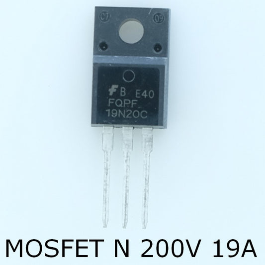 FQPF19N20C Transistor MOSFET N-CH 200V 19A TO-220F Fairchild - Distri-Compo