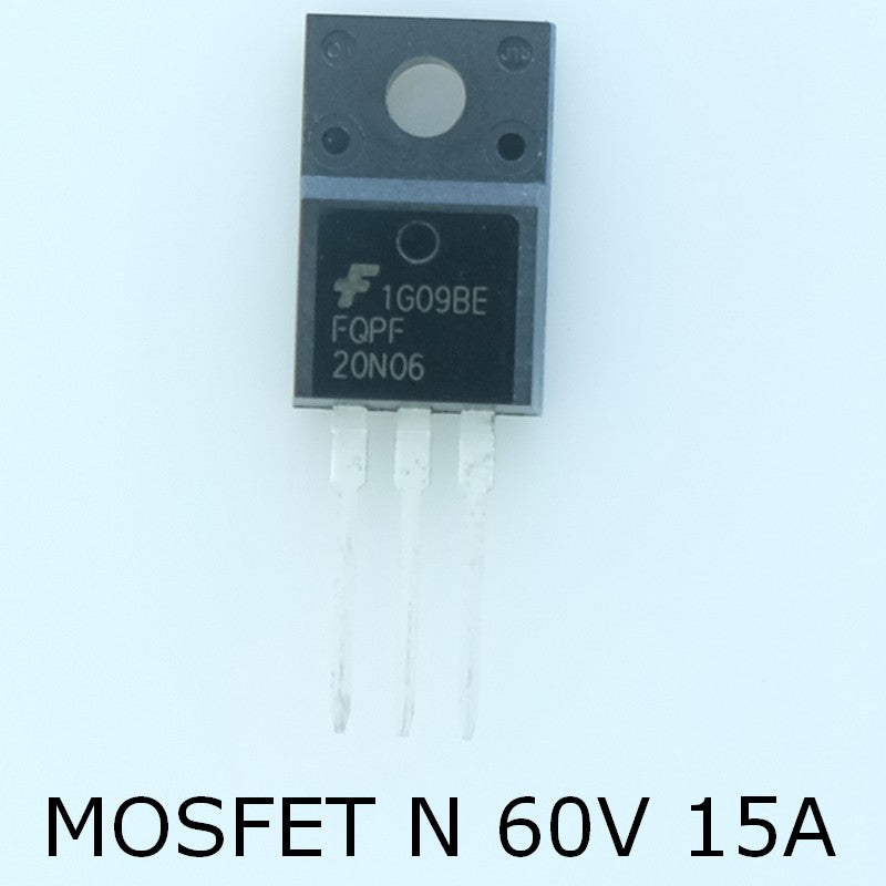 FQPF20N06 Transistor MOSFET N-CH 60V 15A TO-220FP Fairchild - Distri-Compo