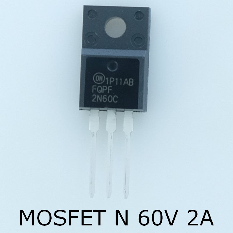 FQPF2N60C Transistor MOSFET N-CH 600V 2A TO-220FP ONS - Distri-Compo