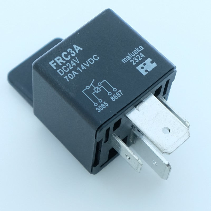 Relais automobile FRC3A24 70A 24VDC 1 contact NO 29x29x26.5mm - Distri-Compo