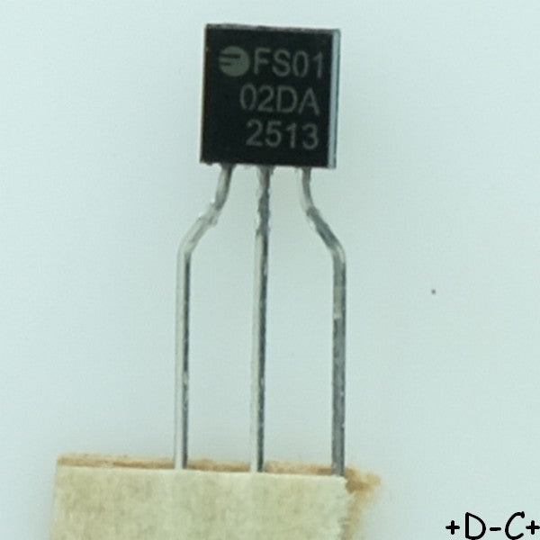 FS0102DA Thyristor TO-92 400V 800mA Fagor - Distri-Compo