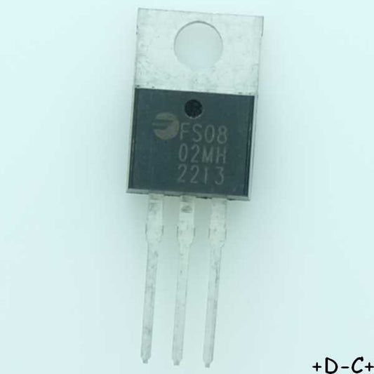 FS0802MH Thyristor 8A 600V SCR TO-220 Fagor RoHS