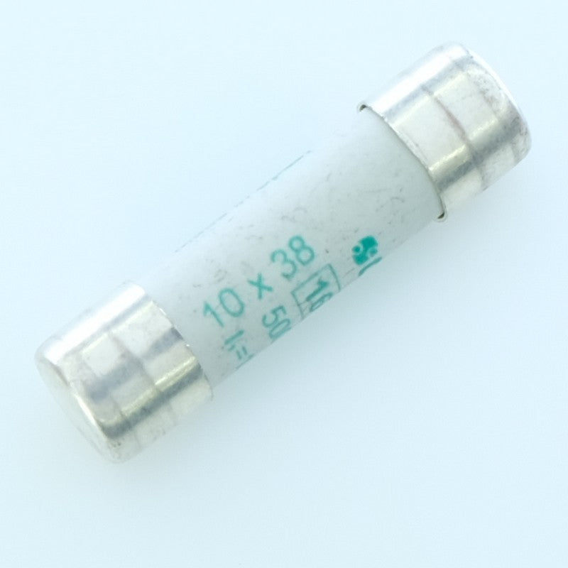 Fusible 16A cartouche 10.3x38mm retardé 500V 120kA