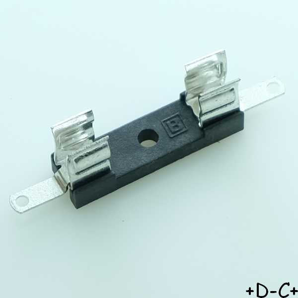 FX0267 Porte fusibles 5x20mm 6.3A 250V cosses Bulgin