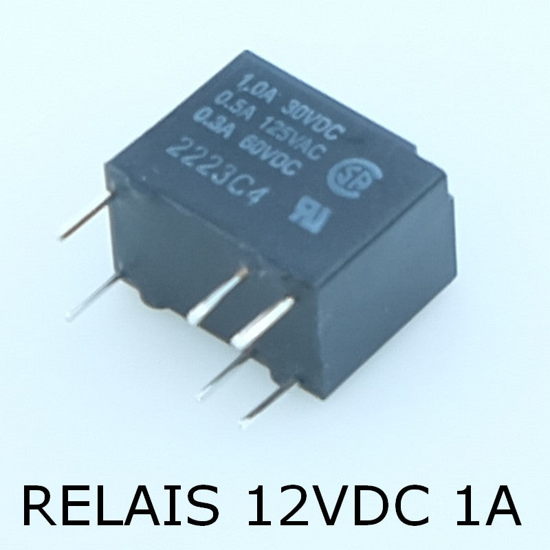 Relais signal 12VDC 1A SPDT 12.5x7.5x10mm G5V-1 Omron - Distri-Compo