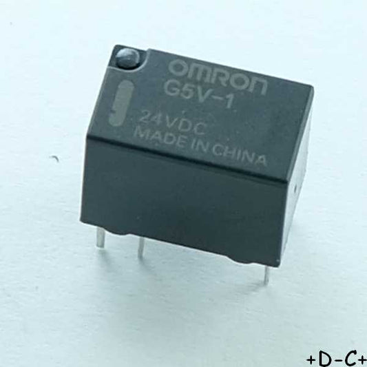 Relais signal 24VDC 1A SPDT 12.5x7.5x10mm G5V-1 Omron