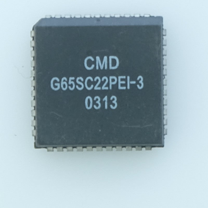 G65SC22PEI-3 Interface parallèle CMOS 65C22 VIA 2×8bits E/S PLCC-44 CMD